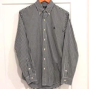 👔👔Ralph Lauren+1👔 Gingham Black and White Size S